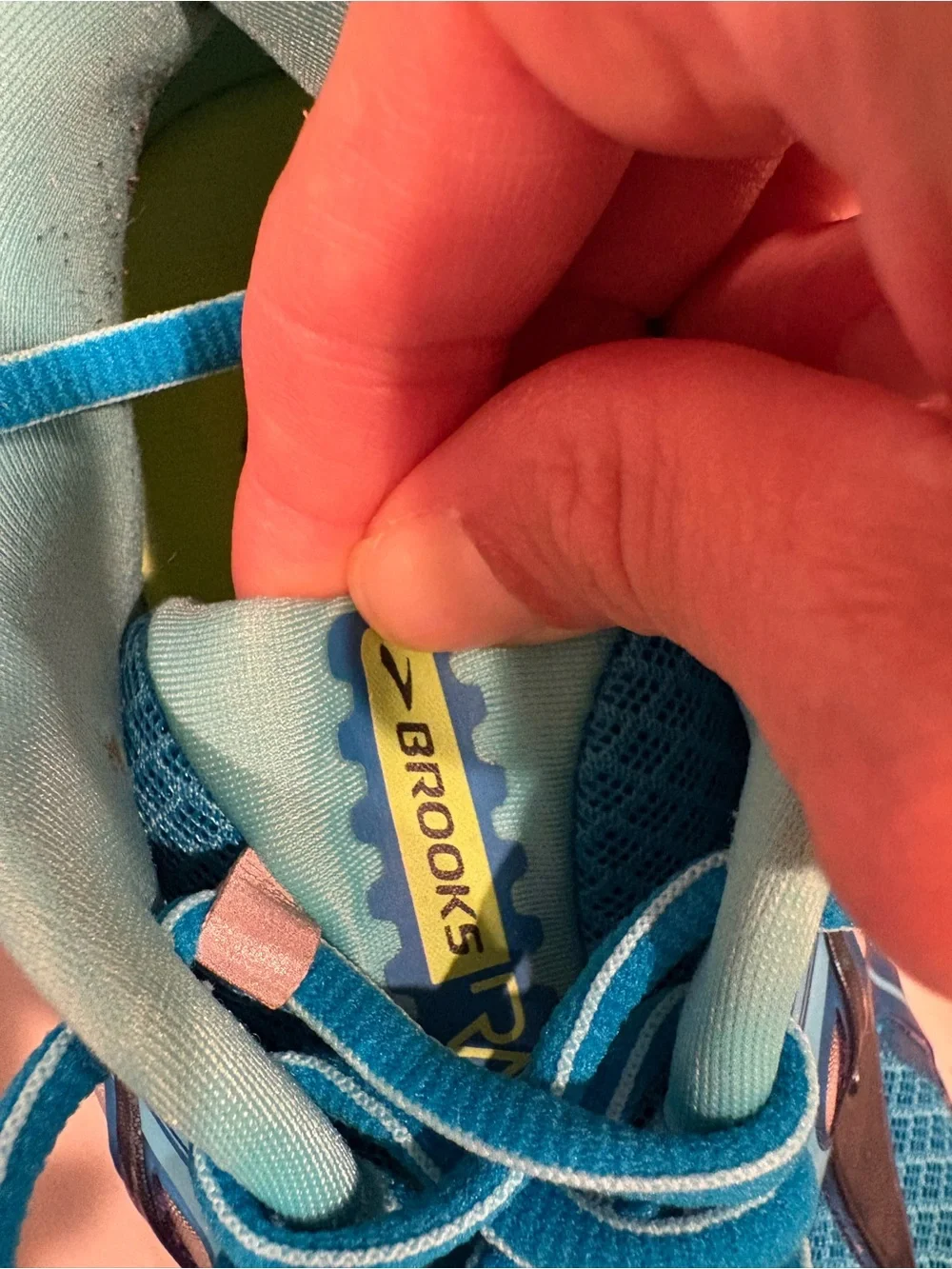 Brooks Ravenna 7 Running Shoes - Teal with Lime and White Accents Size 6